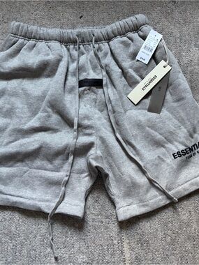 Essentials Men’s Gray Sweat Shorts